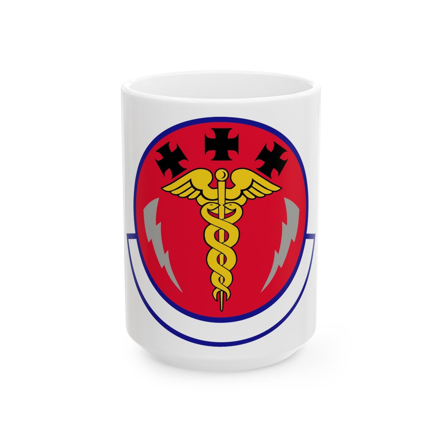 7 Operational Medical Readiness Squadron AFGSC (U.S. Air Force) White Coffee Mug-15oz-The Sticker Space