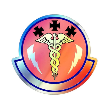7 Operational Medical Readiness Squadron AFGSC (U.S. Air Force) Holographic STICKER Die-Cut Vinyl Decal - The Sticker Space
