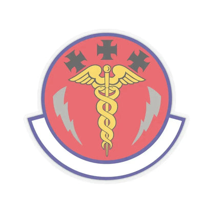7 Operational Medical Readiness Squadron AFGSC (U.S. Air Force) STICKER Vinyl Kiss-Cut Decal 4 Inch Transparent - The Sticker Space