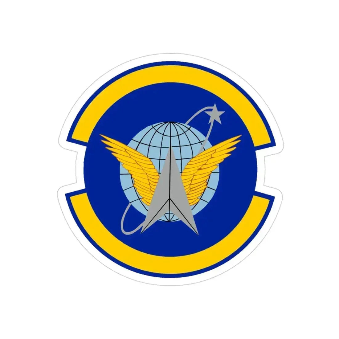 7 Space Operations Squadron AFRC (U.S. Air Force) REVERSE PRINT Transparent Die-Cut STICKER - The Sticker Space