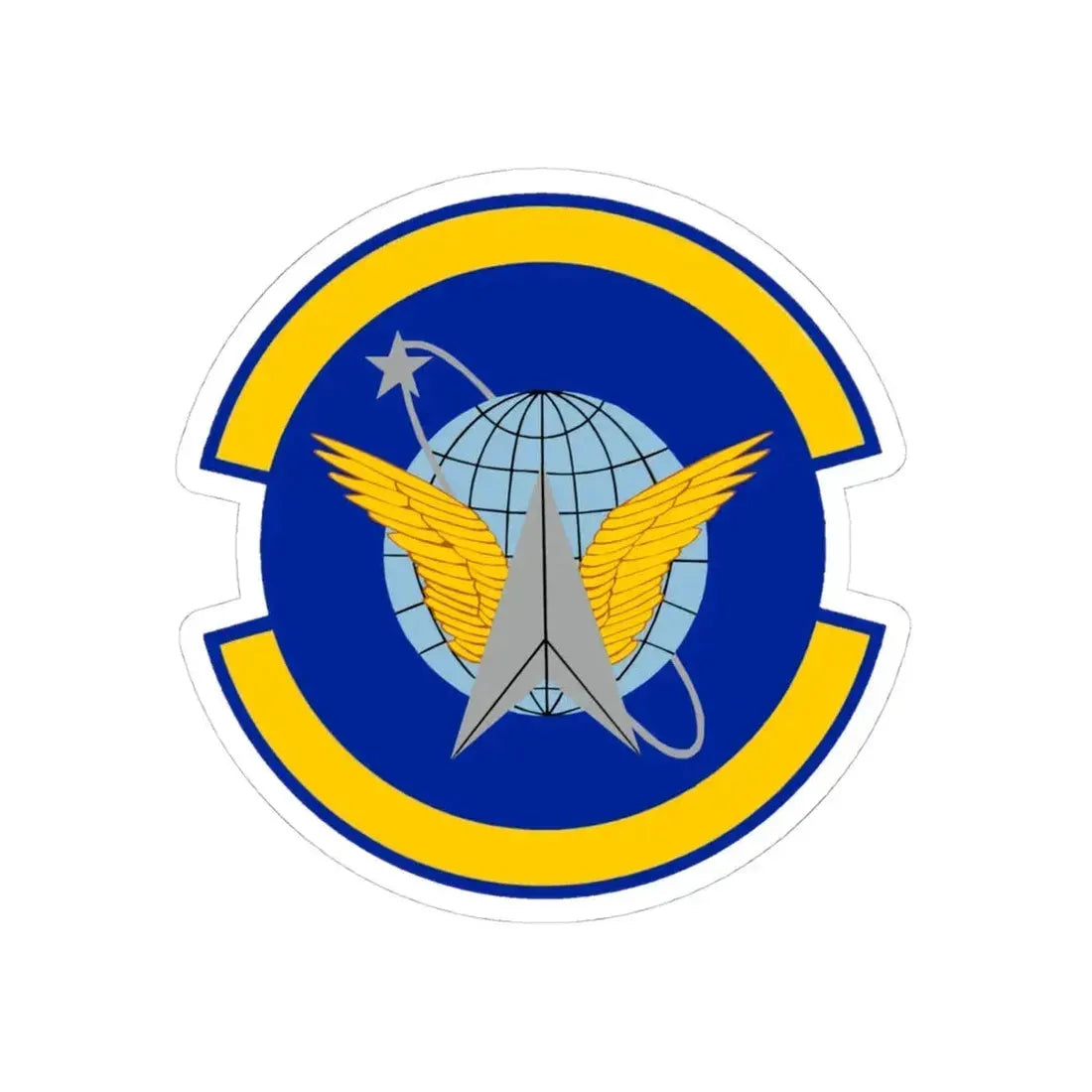 7 Space Operations Squadron AFRC (U.S. Air Force) STICKER Vinyl Kiss-Cut Decal 4 Inch White - The Sticker Space
