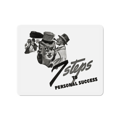 7 Steps To Personal Success (1), Liberty magazine, November 30, 1940 (Magazine Illustration) Refrigerator Magnet-4" x 4"-The Sticker Space