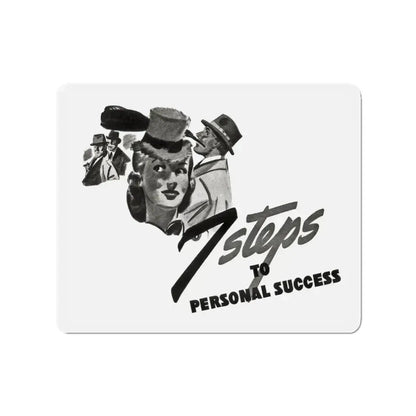 7 Steps To Personal Success (1), Liberty magazine, November 30, 1940 (Magazine Illustration) Refrigerator Magnet - The Sticker Space