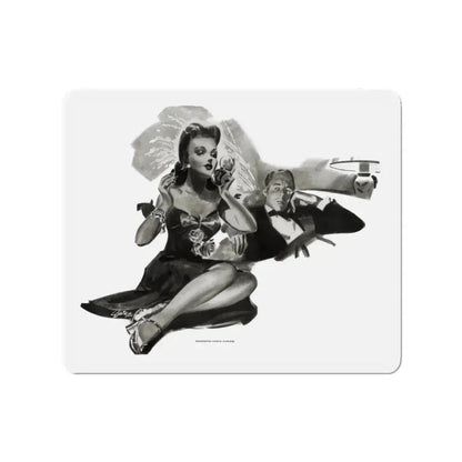 7 Steps To Personal Success (2), Liberty magazine, November 30, 1940 (Magazine Illustration) Refrigerator Magnet 3 Inch - The Sticker Space