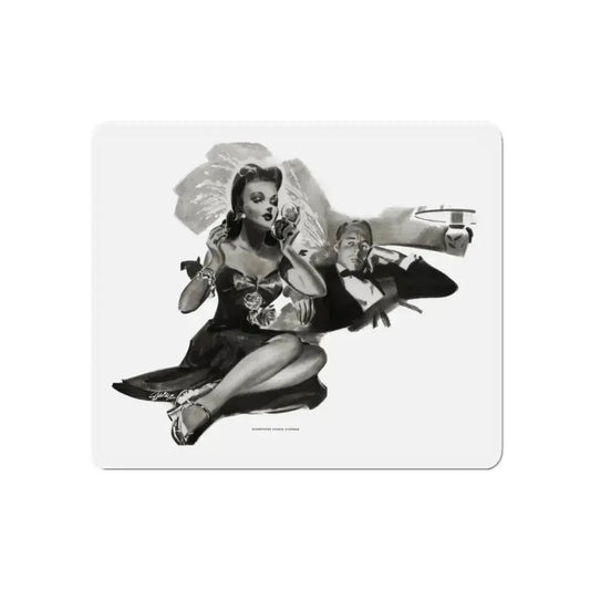 7 Steps To Personal Success (2), Liberty magazine, November 30, 1940 (Magazine Illustration) Refrigerator Magnet 6 Inch - The Sticker Space