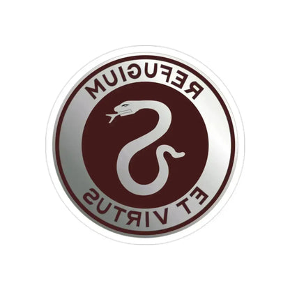 7 Surgical Hospital (U.S. Army) REVERSE PRINT Transparent Die-Cut STICKER 2 Inch Die-Cut Transparent - The Sticker Space