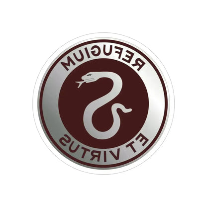 7 Surgical Hospital (U.S. Army) REVERSE PRINT Transparent Die-Cut STICKER 4 Inch Die-Cut Transparent - The Sticker Space