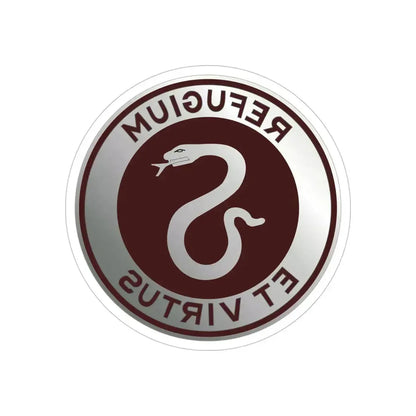 7 Surgical Hospital (U.S. Army) REVERSE PRINT Transparent Die-Cut STICKER 6 Inch Die-Cut Transparent - The Sticker Space