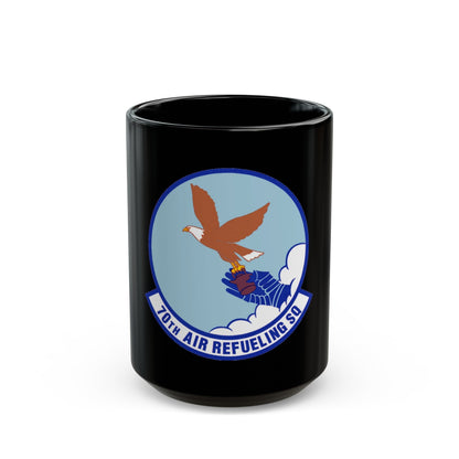 70 Air Refueling Squadron AFRC (U.S. Air Force) Black Coffee Mug-15oz-The Sticker Space