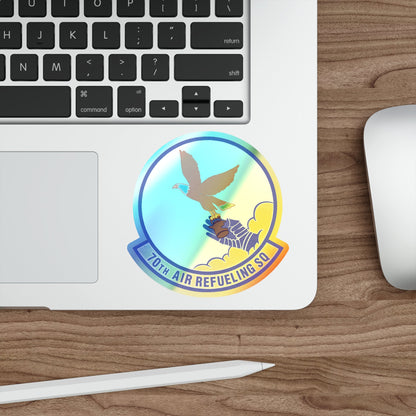 70 Air Refueling Squadron AFRC (U.S. Air Force) Holographic STICKER Die-Cut Vinyl Decal-The Sticker Space