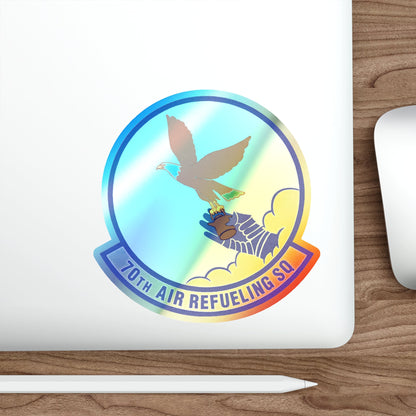 70 Air Refueling Squadron AFRC (U.S. Air Force) Holographic STICKER Die-Cut Vinyl Decal-The Sticker Space