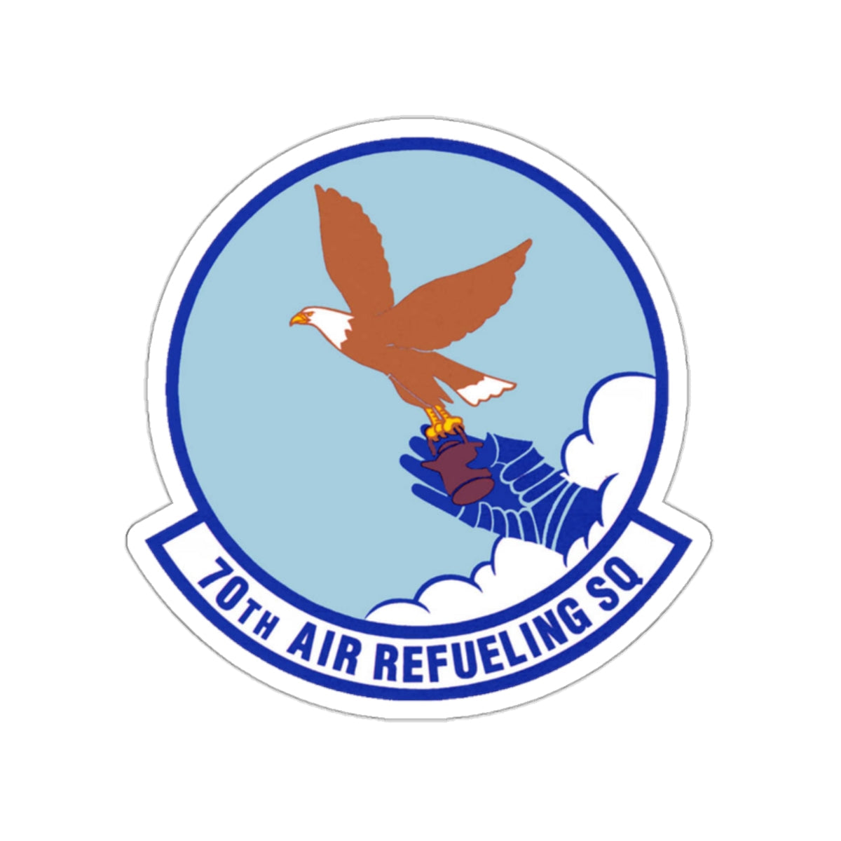 70 Air Refueling Squadron AFRC (U.S. Air Force) STICKER Vinyl Die-Cut Decal-White-The Sticker Space