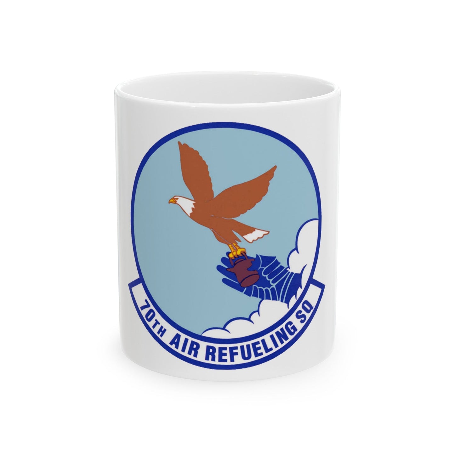 70 Air Refueling Squadron AFRC (U.S. Air Force) White Coffee Mug-11oz-The Sticker Space