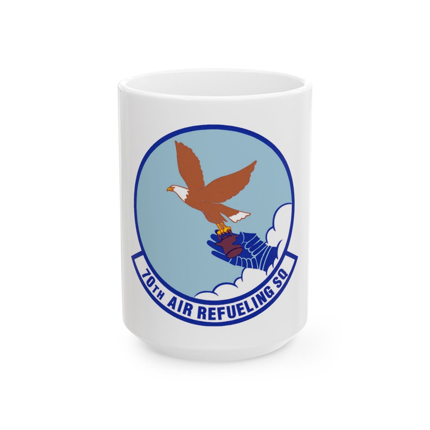 70 Air Refueling Squadron AFRC (U.S. Air Force) White Coffee Mug-15oz-The Sticker Space