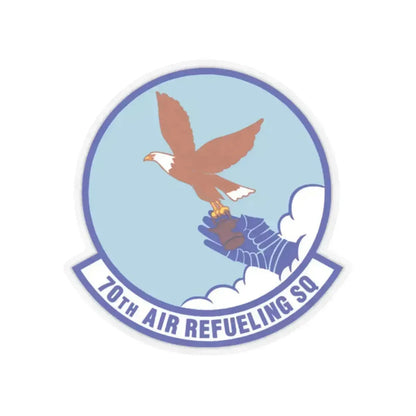 70 Air Refueling Squadron AFRC (U.S. Air Force) STICKER Vinyl Kiss-Cut Decal 2 Inch Transparent - The Sticker Space