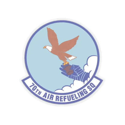 70 Air Refueling Squadron AFRC (U.S. Air Force) STICKER Vinyl Kiss-Cut Decal 6 Inch Transparent - The Sticker Space