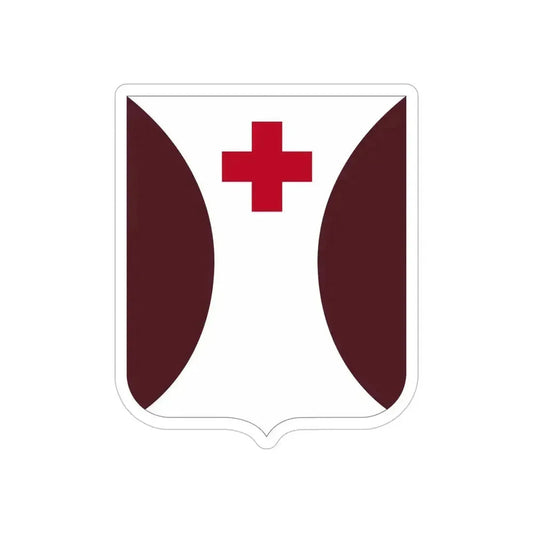 70 Medical Battalion 2 (U.S. Army) REVERSE PRINT Transparent Die-Cut STICKER 6 Inch Die-Cut Transparent - The Sticker Space