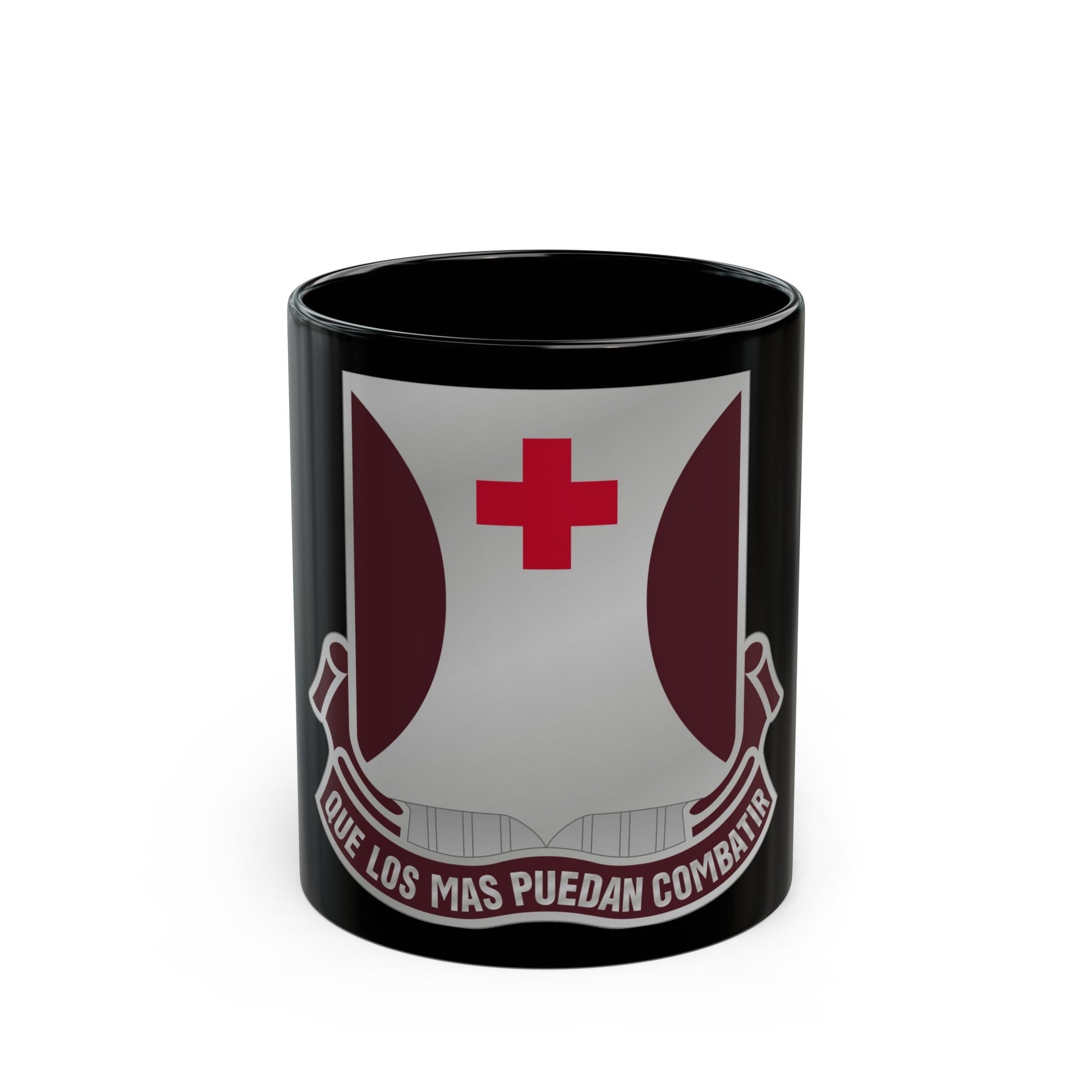 70 Medical Battalion (U.S. Army) Black Coffee Mug-11oz-The Sticker Space