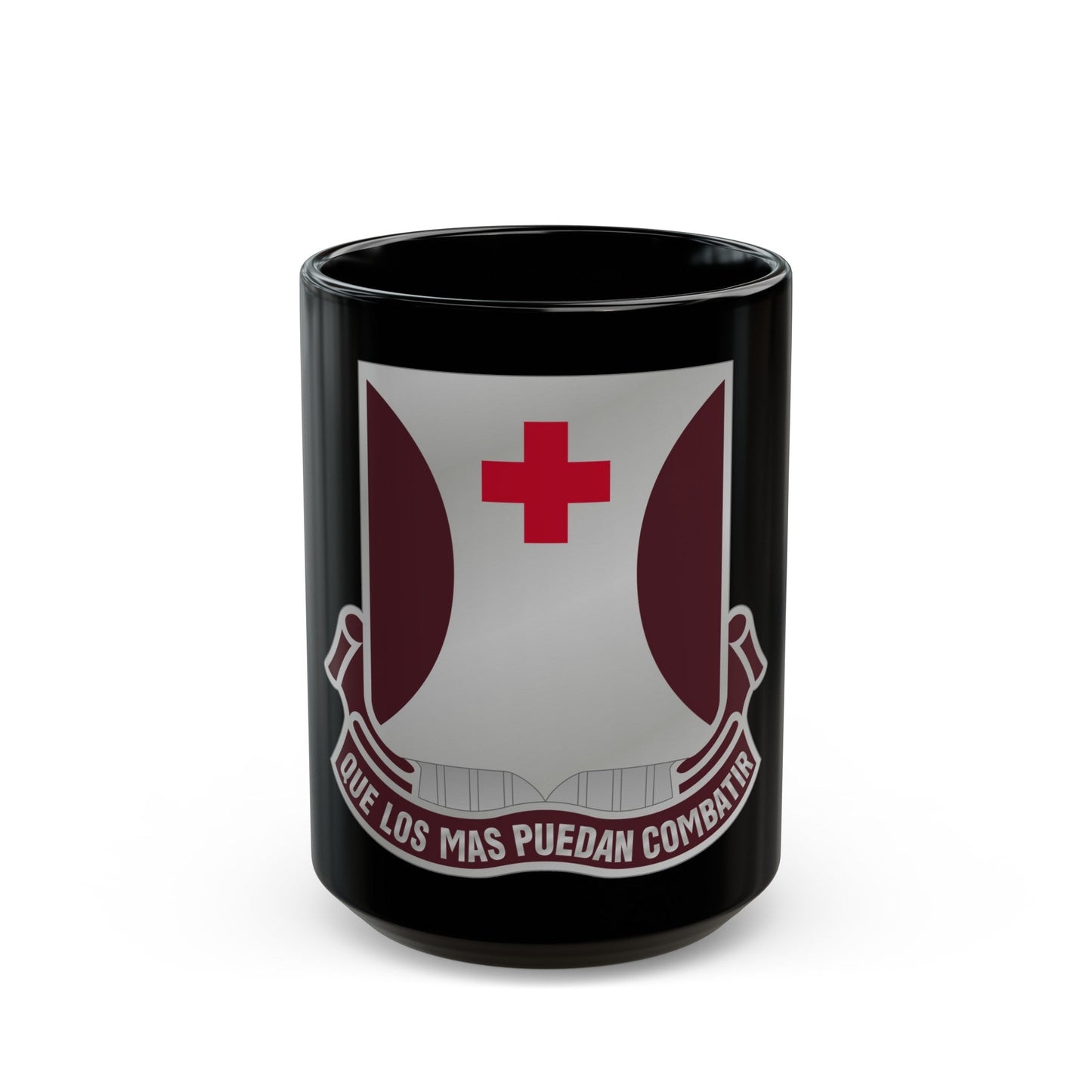 70 Medical Battalion (U.S. Army) Black Coffee Mug-15oz-The Sticker Space