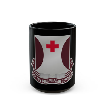 70 Medical Battalion (U.S. Army) Black Coffee Mug-15oz-The Sticker Space