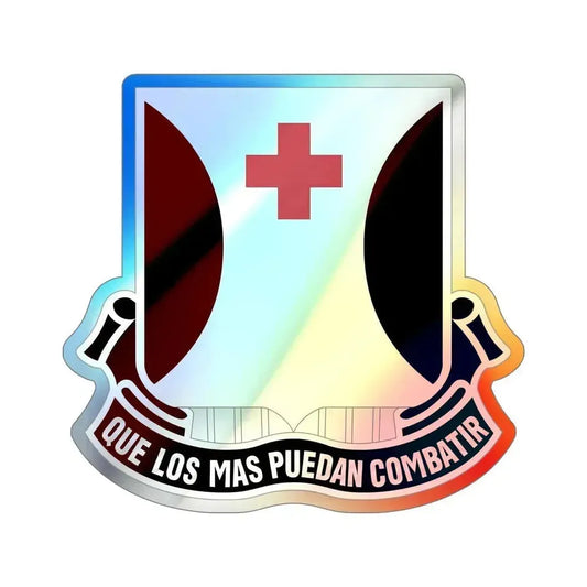 70 Medical Battalion (U.S. Army) Holographic STICKER Die-Cut Vinyl Decal 6 Inch Holographic - The Sticker Space