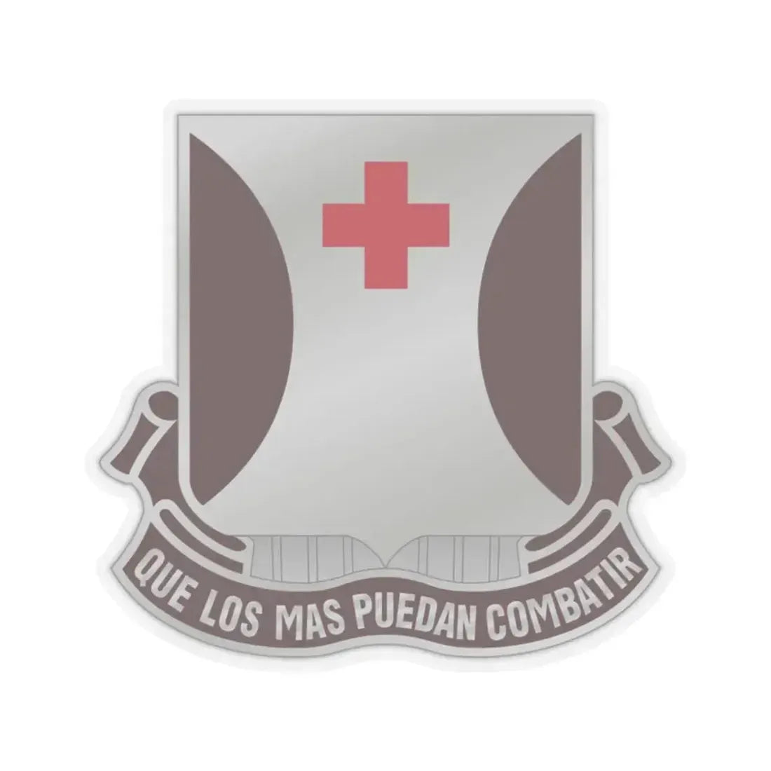 70 Medical Battalion (U.S. Army) STICKER Vinyl Kiss-Cut Decal 2 Inch Transparent - The Sticker Space