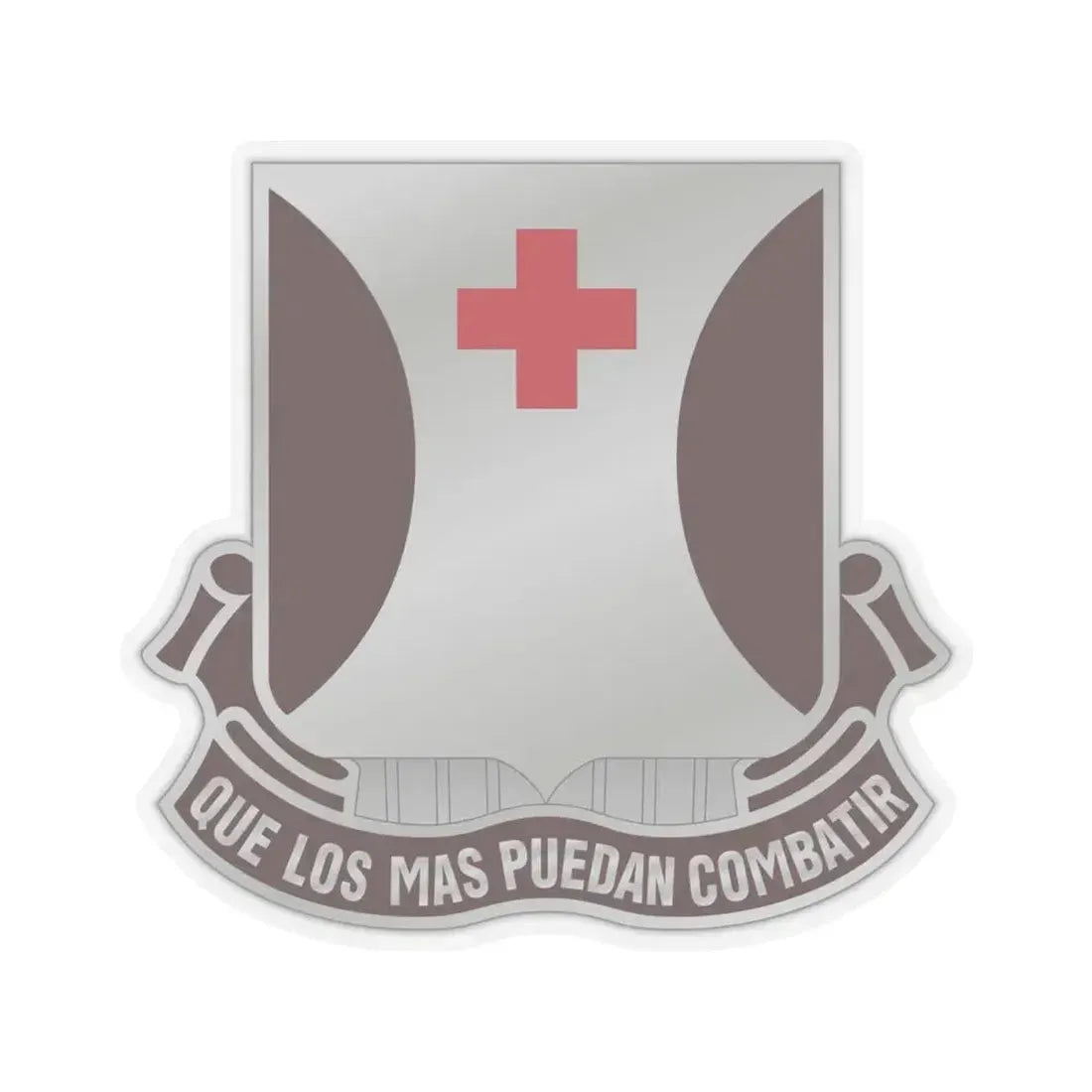 70 Medical Battalion (U.S. Army) STICKER Vinyl Kiss-Cut Decal 4 Inch Transparent - The Sticker Space