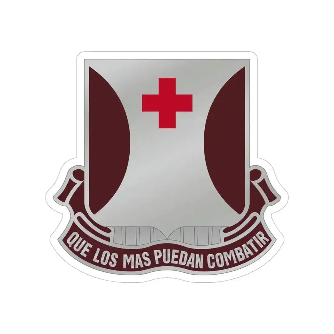 70 Medical Battalion (U.S. Army) Transparent STICKER Die-Cut Vinyl Decal 4 Inch - The Sticker Space