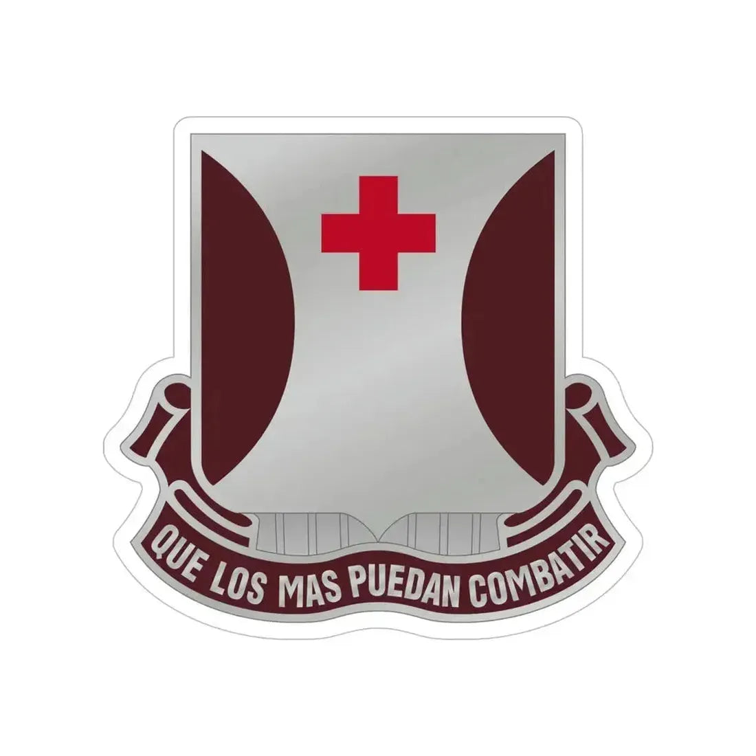 70 Medical Battalion (U.S. Army) Transparent STICKER Die-Cut Vinyl Decal 6 Inch - The Sticker Space