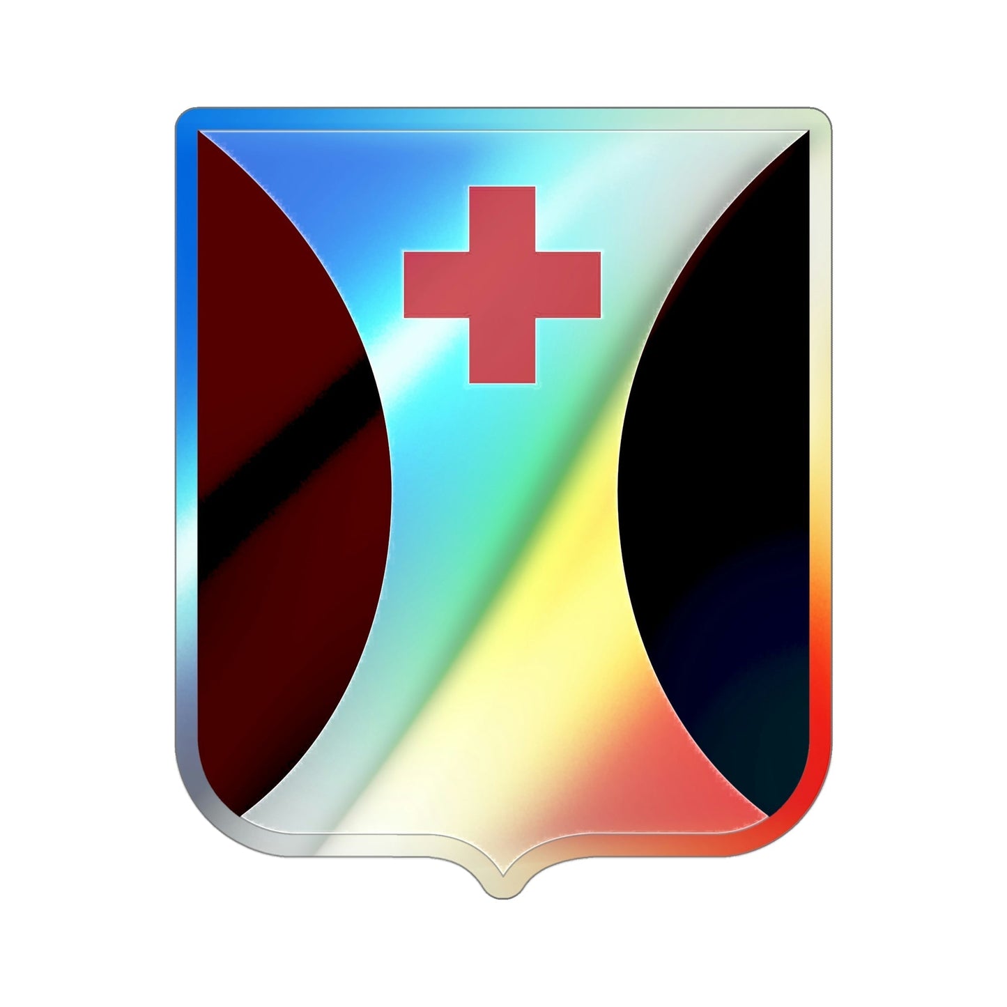 70 Medical Battalion v2 (U.S. Army) Holographic STICKER Die-Cut Vinyl Decal-4 Inch-The Sticker Space