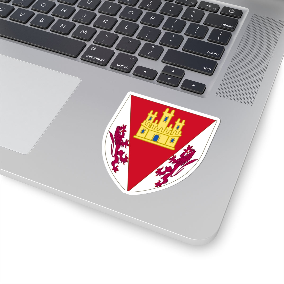 Arms of Diego of Castile son of King Peter (Spain) (Coat of Arms) STICKER Vinyl Kiss-Cut Decal