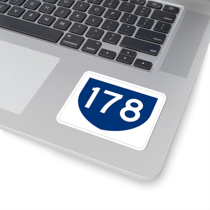 PR primary 178 (Puerto Rico) (Road Sign) STICKER Vinyl Kiss-Cut Decal
