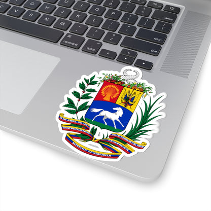 Coat of arms of Venezuela (1954-2006) - STICKER Vinyl Kiss-Cut Decal