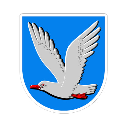 Ahlainen.vaakuna (Finland) (Coat of Arms) STICKER Vinyl Kiss-Cut Decal