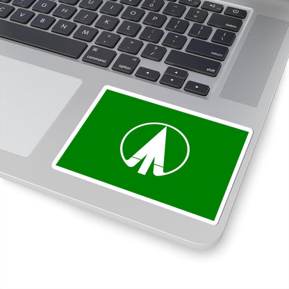 Flag of Nogi Tochigi (Japan) STICKER Vinyl Kiss-Cut Decal