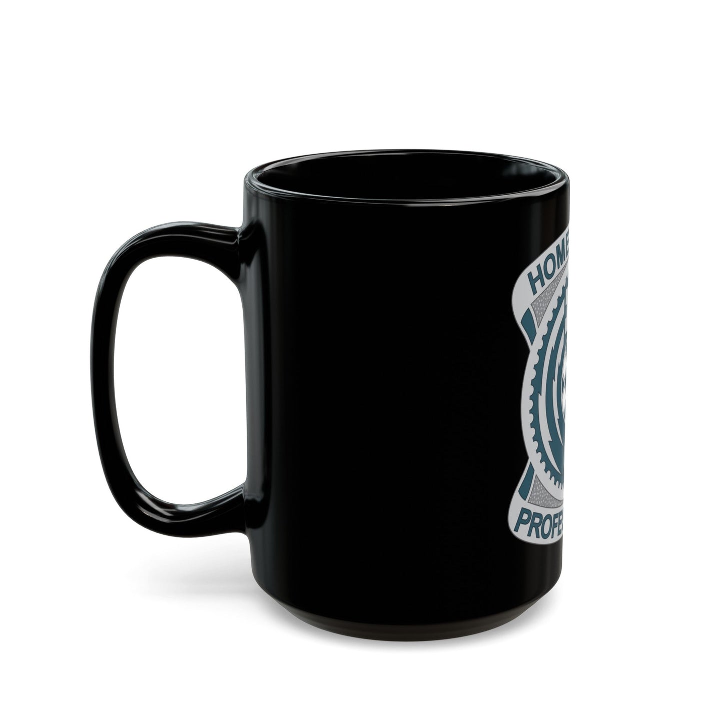 701 Military Intelligence Brigade (U.S. Army) Black Coffee Mug-The Sticker Space