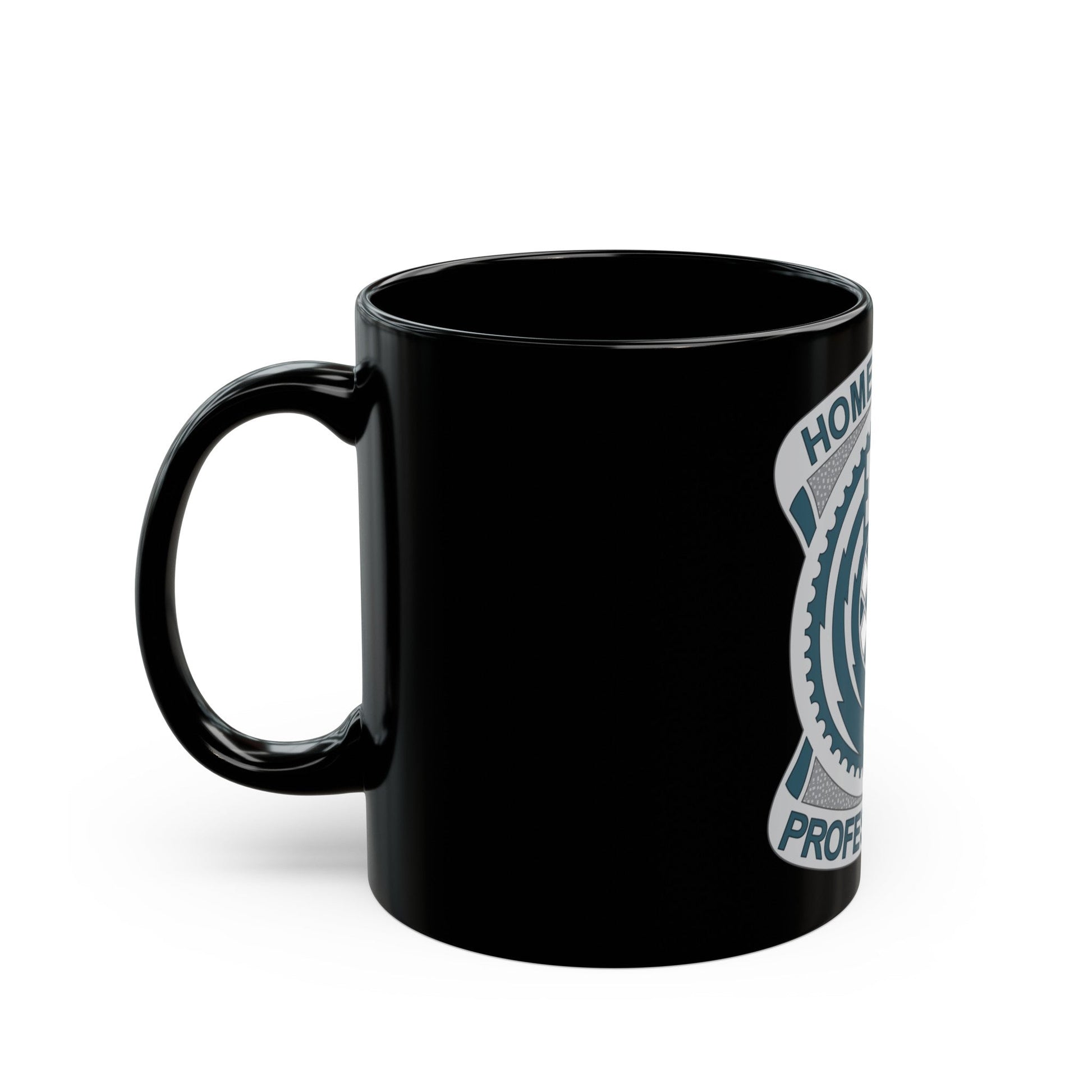 701 Military Intelligence Brigade (U.S. Army) Black Coffee Mug-The Sticker Space