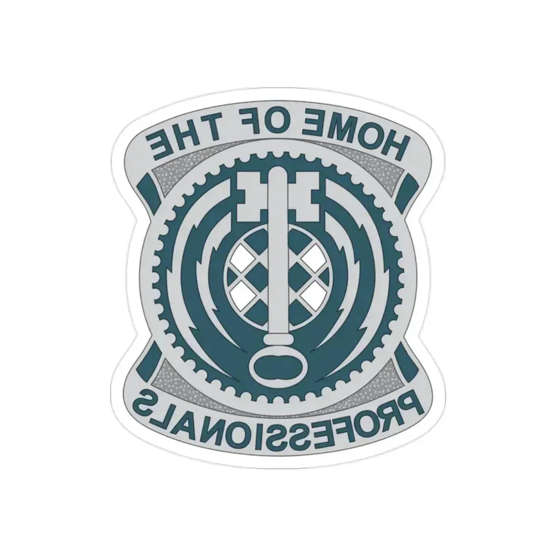 701 Military Intelligence Brigade (U.S. Army) REVERSE PRINT Transparent Die-Cut STICKER 2 Inch Die-Cut Transparent - The Sticker Space