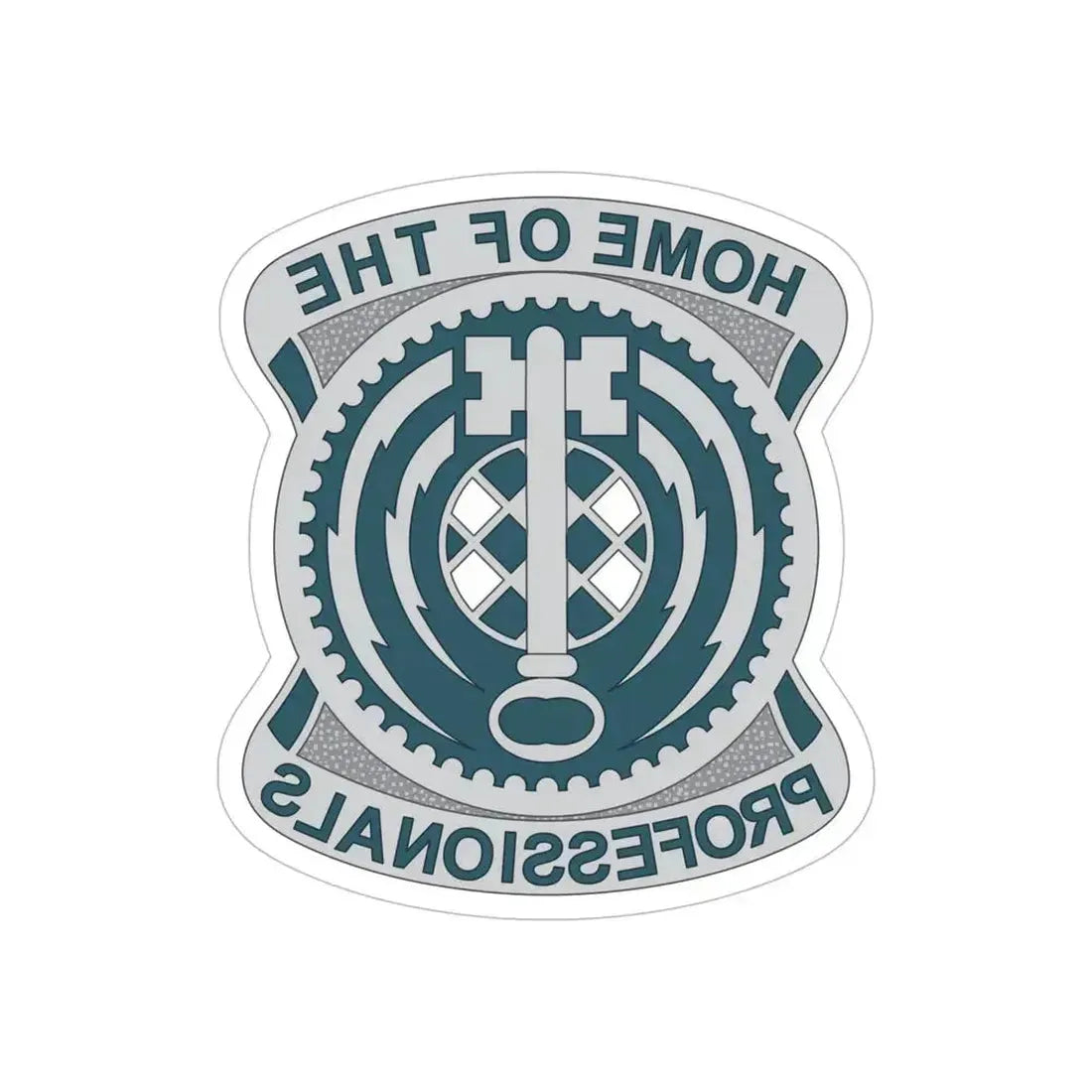 701 Military Intelligence Brigade (U.S. Army) REVERSE PRINT Transparent Die-Cut STICKER 6 Inch Die-Cut Transparent - The Sticker Space