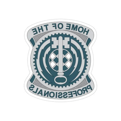 701 Military Intelligence Brigade (U.S. Army) REVERSE PRINT Transparent Die-Cut STICKER - The Sticker Space