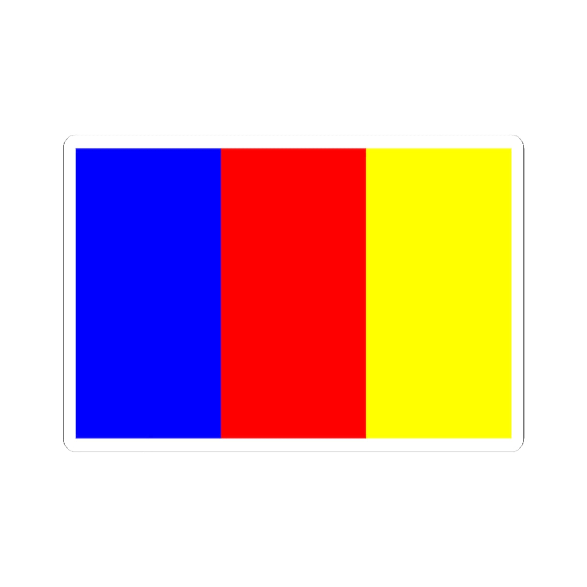 Flag of Ornans (France) STICKER Vinyl Kiss-Cut Decal