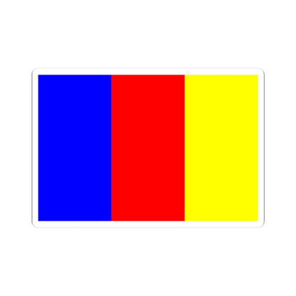 Flag of Ornans (France) STICKER Vinyl Kiss-Cut Decal