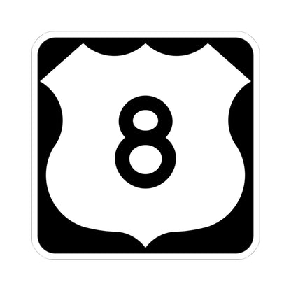 US 8 MN 1961 (Minnesota) (Road Sign) STICKER Vinyl Kiss-Cut Decal