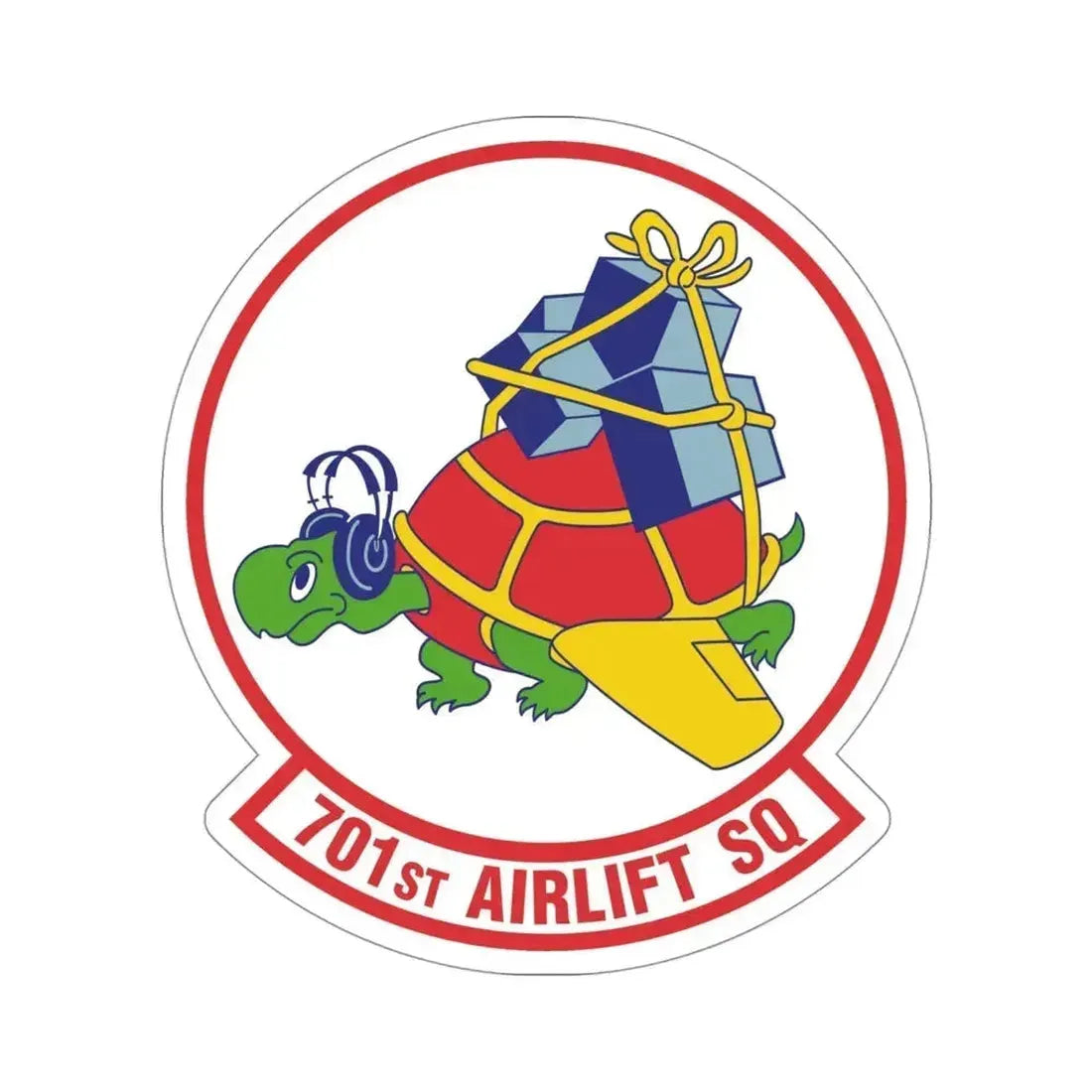 701st Airlift Squadron (U.S. Air Force) STICKER Vinyl Die-Cut Decal 4 Inch - The Sticker Space