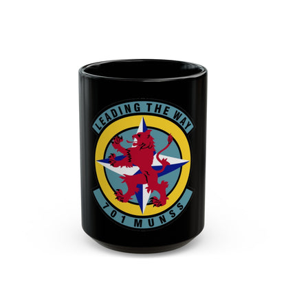 701st Munitions Support Squadron (U.S. Air Force) Black Coffee Mug-15oz-The Sticker Space