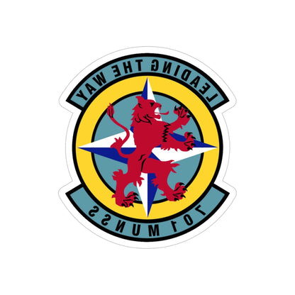 701st Munitions Support Squadron (U.S. Air Force) REVERSE PRINT Transparent STICKER-6 Inch-The Sticker Space