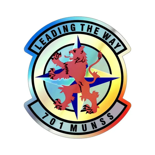 701st Munitions Support Squadron (U.S. Air Force) Holographic STICKER Die-Cut Vinyl Decal 6 Inch Holographic - The Sticker Space