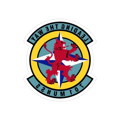 701st Munitions Support Squadron (U.S. Air Force) REVERSE PRINT Transparent Die-Cut STICKER - The Sticker Space