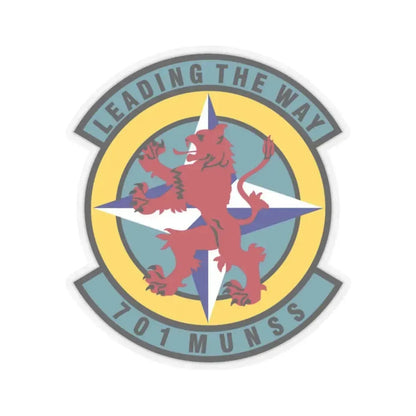 701st Munitions Support Squadron (U.S. Air Force) STICKER Vinyl Kiss-Cut Decal 3 Inch Transparent - The Sticker Space