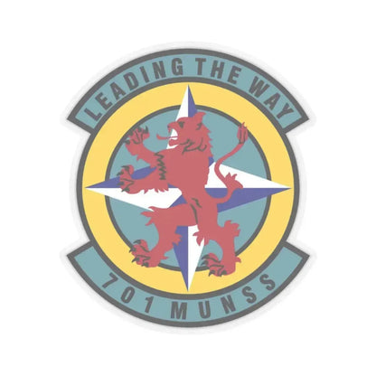 701st Munitions Support Squadron (U.S. Air Force) STICKER Vinyl Kiss-Cut Decal 4 Inch Transparent - The Sticker Space